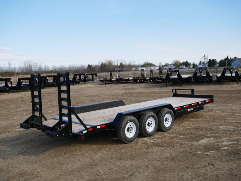 2.3) 2022 24′ (3)7K HEAVY DUTY EQUIPMENT-CONSTRUCTION TRAILER – S/U